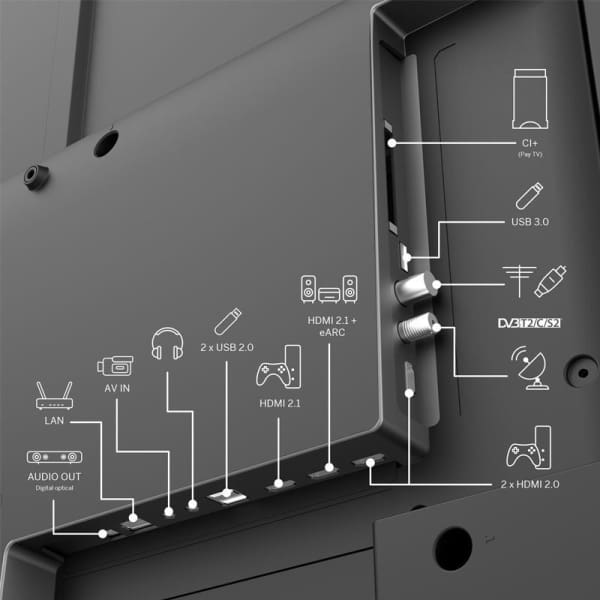 TV Thomson 55’’QLED Google Tv Noir (55QG5C14) TV Thomson 55’’QLED Google Tv Noir (55QG5C14)